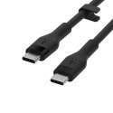 Kabel Belkin BoostCharge Flex USB-C to USB-C Cable 60W 3m oplot Black