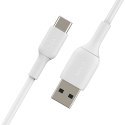 Kabel Belkin BoostCharge USB-C to USB-A Cable 15W 3m White