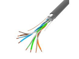 LANBERG KABEL LAN FTP 100MB/S 305M DRUT CCA SZARY