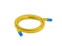 LANBERG PATCHCORD S/FTP KAT.6A 1.5M ŻÓŁTY LSZH CCA (FLUKE PASSED) PCF6A-10CC-0150-Y