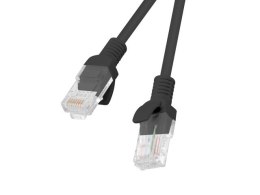 Patchcord UTP Lanberg PCU5-10CC-1500-BK (RJ45 - RJ45 ; 15m; UTP; kat. 5e; kolor czarny)