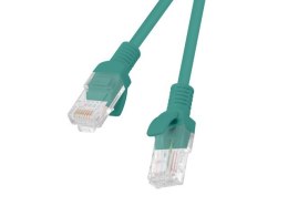 Patchcord UTP Lanberg PCU6-10CC-0150-G (RJ45 - RJ45 ; 1,5m; UTP; kat. 6; kolor zielony)