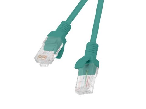 Patchcord UTP Lanberg PCU6-10CC-0150-G (RJ45 - RJ45 ; 1,5m; UTP; kat. 6; kolor zielony)