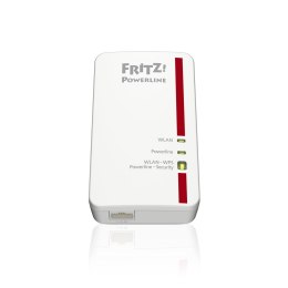 FRITZ!Powerline 1240E WLAN Set 1200 Mbit/s Przewodowa sieć LAN Wi-Fi Biały 1 szt.