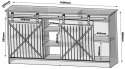 Komoda 160x80x35 GRANERO biały/biały połysk