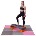 Mata puzzle multipack One Fitness MP10 różowo-szara