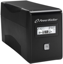 POWER WALKER UPS LINE-IN VI 850 LCD 850VA 2X SCHUKO, RJ11, USB, LCD