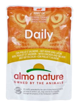 ALMO NATURE Daily Menu Kurczak z łososiem - saszetka 70 g