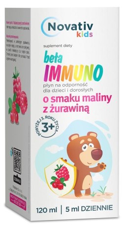 Novativ Kids Beta Immuno płyn na odporność 120ml