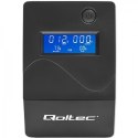 QOLTEC ZASILACZ AWARYJNY UPS 450VA | 240W | LCD | USB | RJ45