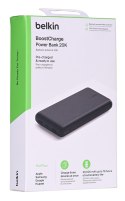 Powerbank Belkin BoostCharge Power Bank 20K 2xUSB-A + 1xUSB-C 20000mAh 15W Black