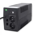 QOLTEC ZASILACZ AWARYJNY UPS 450VA | 240W | LCD | USB | RJ45