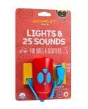 Lampka rowerowa z klaksonem HORNIT Mini BLUE - RED 5353BURE