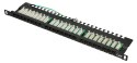 Patch panel Extralink EX.9663 (0.5U; kat. 6; 24xRJ-45)