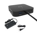 I-TEC USB-C HDMI DP DOCK PD100W/2X LCD DOCK + CHARGER-C112W