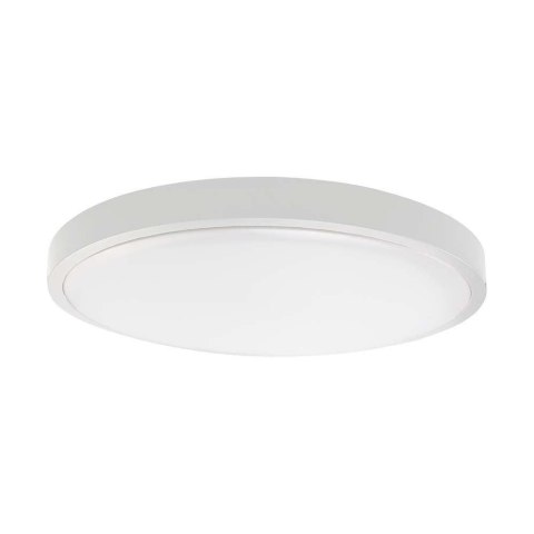 Plafon V-TAC 30W LED Okrągły IP44 Czujnik Ruchu Mikrofalowy 42cm Biały VT-8630S-W-RD 4000K 3000lm