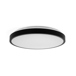 Plafon V-TAC VT-8618S natynkowy 18W LED IP44 30cm czujnik ruchu 4000K 1830lm (SKU 76691) Czarny