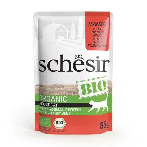 SCHESIR BIO wołowiną 85g