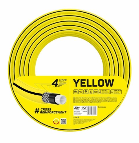 CELLFAST WĄŻ OGRODOWY YELLOW ROZMIAR: 1/2" DŁUGOŚĆ: 50m