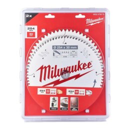 MILWAUKEE ZESTAW TARCZ TWIN PACK /2szt.... 216mm x 30mm 48z+60z