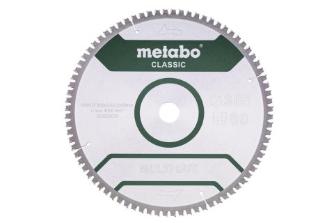 METABO PIŁA TARCZOWA FZ/TZ 305x30x80z