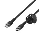 Kabel Belkin BoostCharge Pro Flex USB-C to USB-C Cable 60W 1m Silicone oplot Black