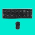 Klawiatura membranowa Logitech MK270 920-004508 (USB (Radio 2.4 GHz); kolor czarny)