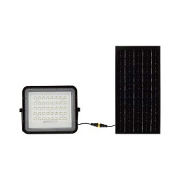 Projektor LED Solarny V-TAC 10W Pilot, AUTO, Timer, IP65 Czarny VT-80W 4000K 800lm