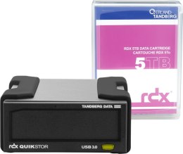 TANDBERG RDX EXTERNAL DRIVE KIT/WITH 5TB BLACKUSB3+