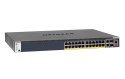 NETGEAR M4300-28G-PoE+ Zarządzany L3 Gigabit Ethernet (10/100/1000) Obsługa PoE 1U Czarny