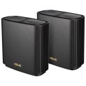 ASUS ZenWiFi AX (XT9) AX7800 2er Set Schwarz Tri-band (2.4 GHz/5 GHz/5 GHz) Wi-Fi 6 (802.11ax) Czarny 4 Wewnętrzne